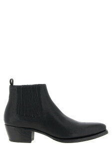 �v���_ PRADA �u�[�c �����Y �u���b�N Boots Chelsea ankle boots 2TA084FX0003ACMF0002 Black �֐� �������� 2026SS ju