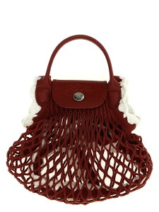 �����V���� LONGCHAMP �o�b�O ���f�B�[�X ���b�h Business bags 'XS Le Pliage Filet' mesh crossbody bag 10139HGW213 Red �֐� �������� 2025AW ju