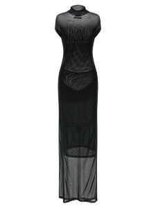 �W�����|�[���E�S���`�G JEAN PAUL GAULTIER �����s�[�X �h���X ���f�B�[�X �u���b�N Dresses Flocked dress 2503WDR046M00100 Black �֐� �������� 2025AW ju