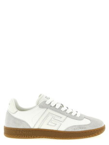 �o���}�� BALMAIN �X�j�[�J�[ ���f�B�[�X �O���[ Sneakers 'Balmain Swan' sneakers FN1VI735TCCN0FA Gray �֐� �������� 2025AW ju