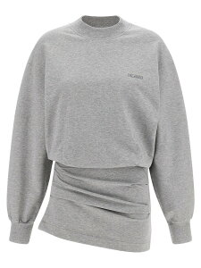 �A�e�B�R ATTICO �����s�[�X �h���X ���f�B�[�X �O���[ Dresses Melange sweatshirt dress 260WCA00393183 Gray �֐� �������� 2026SS ju