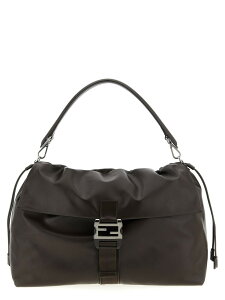 �t�F���f�B FENDI �o�b�O �����Y �u���E�� Business Bags 'Fendi Flux Maxi Messanger' handbag 7VA665AV8BF0H3A Brown �֐� �������� 2025AW ju