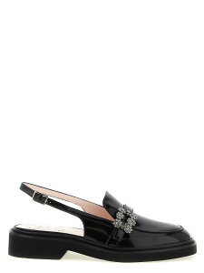 ���W�F ���B���B�G ROGER VIVIER ���[�t�@�[ ���f�B�[�X �u���b�N Loafers 'Viv' Rangers' slingbacks RVW54844180TNEB999 Black �֐� �������� 2026SS ju