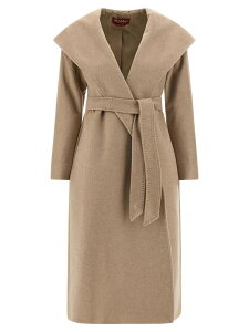 �}�b�N�X�}�[�� �X�e���f�B�I MAX MARA STUDIO �g�����`�R�[�g �R�[�g ���f�B�[�X �x�[�W�� Coats and trench coats 'Danton' coat 2526016052600005 Beige �֐� �������� 2025AW ju