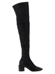 �W���T���_�[ JIL SANDER �u�[�c ���f�B�[�X �u���b�N Boots Nappa boots J16WW0065P1758001 Black �֐� �������� 2025AW ju