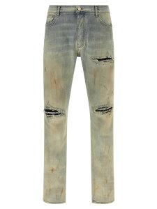 �A�~�� AMIRI �f�j�� �����Y �x�[�W�� Jeans 'Suede MX1' jeans AMBMJE1104543 Beige �֐� �������� 2026SS ju
