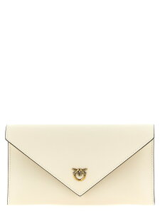 �s���R PINKO �J�[�h�z���_�[ ���z ���f�B�[�X �z���C�g Wallets and Card Holders 'Flat Mini' wallet on chain 105347A0F1Z14Q White �֐� �������� 2026SS ju