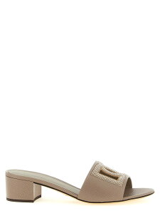 �h���`�F&�K�b�o�[�i DOLCE&GABBANA �T���_�� ���f�B�[�X �O���[ Sandals 'Karol' mules CR1938A02178Z759 Gray �֐� �������� 2026SS ju