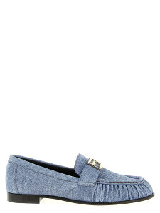 �t�F���f�B FENDI ���[�t�@�[ ���f�B�[�X �u���[ Loafers 'Baguette' loafers 8D8756AY9DF0RU7 Light Blue �֐� �������� 2026SS ju