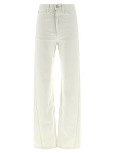 �����[�� LEMAIRE �Y�{�� �p���c ���f�B�[�X �z���C�g Trousers 'Twisted' pants PA1226LD1070WH086 White �֐� �������� 2026SS ju