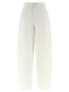 �����[�� LEMAIRE �Y�{�� �p���c ���f�B�[�X �z���C�g Trousers Denim pants PA1224LD1069WH086 White �֐� �������� 2026SS ju