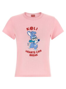 �P���]�[ KENZO �|���V���c T�V���c ���f�B�[�X �s���N T-shirts and polo shirts 'KENZO Cartoon' T-shirt FG52TS2224SK32 Pink �֐� �������� 2026SS ju