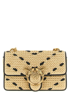 �s���R PINKO �o�b�O ���f�B�[�X �x�[�W�� Business bags 'Mini Love One Light' crossbody bag 104550A1RLHZ3Q Beige �֐� �������� 2026SS ju