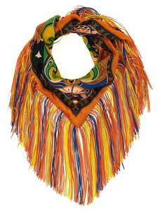�G�g�� ETRO �n�C�e�N�A�N�Z�T���[ �t�@�b�V�������� ���f�B�[�X �}���`�J���[ Hi-tech accessories Fringed scarf WAXA0023AQ11UX0870 Multicolor �֐� �������� 2026SS ju