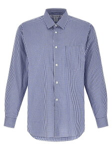 �R�� �f �M�����\�� COMME DES GARCONS �V���c �����Y �u���[ Shirts Vichy shirt FZB001PER1 Blue �֐� �������� 2026SS ju
