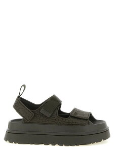 �A�O �I�[�X�g�����A UGG AUSTRALIA �T���_�� ���f�B�[�X �u���E�� Sandals 'GoldenGlow Embossed' sandals 1175311DNSS Brown �֐� �������� 2026SS ju