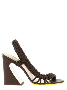 �t�F���f�B FENDI �T���_�� ���f�B�[�X �u���E�� Sandals 'Fendi Arco' sandals 8X8917AWL0F1VNN Brown �֐� �������� 2026SS ju