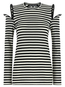 �W������ ���^�i�x �R�� �f �M�����\�� JUNYA WATANABE COMME DES GARCONS �|���V���c T�V���c ���f�B�[�X �z���C�g T-shirts and polo shirts Sculptural shoulder t-shirt JQT0221 White/Black �֐� �������� 2026SS ju