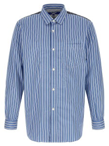 �W������ ���^�i�x �R�� �f �M�����\�� JUNYA WATANABE COMME DES GARCONS �V���c �����Y �u���[ Shirts Patchwork shirt WQB0231 Blue �֐� �������� 2026SS ju