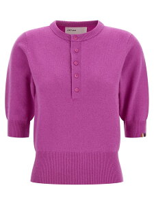 �G�N�X�g���[���J�V�~�A EXTREME CASHMERE �Z�[�^�[ �j�b�g�E�F�A ���f�B�[�X �p�[�v�� Knitwear 'N°477 Mimi' sweater N477MIMIOLEANDER Fuchsia �֐� �������� 2026SS ju