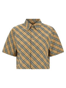 �o�[�o���[ BURBERRY �V���c ���f�B�[�X �}���`�J���[ Shirts 'B Shield' check shirt 8106190SANDIPCHECK Multicolor �֐� �������� 2025SS ju