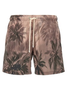 �p�[�� �G���W�F���X PALM ANGELS ���� �X�C���E�F�A �����Y �}���`�J���[ Swimwear 'Sunset Palms' swimsuit PMFD012S25FAB00261106110 Multicolor �֐� �������� 2025SS ju