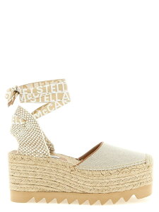 �X�e�� �}�b�J�[�g�j�[ STELLA MCCARTNEY �n�C�q�[�� �p���v�X ���f�B�[�X �x�[�W�� High heels 'Gaia' espadrilles 810666E002839043 Beige �֐� �������� 2026SS ju