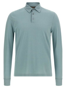 �U�m�[�l ZANONE �|���V���c �����Y �u���[ Polo shirts 'Ice Cotton' polo shirt 815132ZG380Z4220 Light Blue �֐� �������� 2026SS ju