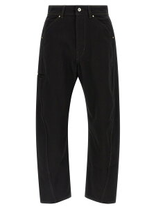 �����[�� LEMAIRE �f�j�� �����Y �u���b�N Jeans 'Twisted Workwear' jeans PA1102LD1055BK999 Black �֐� �������� 2026SS ju
