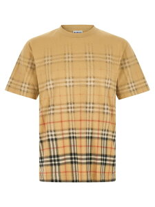 �o�[�o���[ BURBERRY T�V���c �����Y �x�[�W�� T-shirts 'Ryan Deg' T-shirt 8119022SANDIPCHECK Beige �֐� �������� 2026SS ju