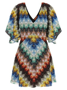 �~�b�\�[�j MISSONI �����s�[�X �h���X ���f�B�[�X �}���`�J���[ Dresses Raschel dress DS26SG44BR015JSMSNV Multicolor �֐� �������� 2026SS ju
