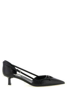 �v���_ PRADA �n�C�q�[�� �p���v�X ���f�B�[�X �u���b�N High heels Open pumps 1I442OFB045011F0002 Black �֐� �������� 2026SS ju
