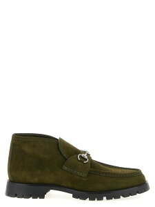 �O�b�` GUCCI �u�[�c �����Y �O���[�� Boots Horsebit ankle boots 8010570PV003037 Green �֐� �������� 2025AW ju