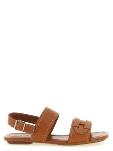 �z�[�K�� HOGAN �T���_�� ���f�B�[�X �u���E�� Sandals 'Hogan H685' sandals HXW6850GC30KXTS003 Brown �֐� �������� 2026SS ju