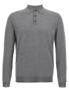 �U�m�[�l ZANONE �|���V���c �����Y �O���[ Polo shirts Virgin wool polo shirt 810232ZW206Z4872 Gray �֐� �������� 2025AW ju