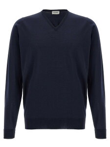 �W�����X���h���[ JOHN SMEDLEY �Z�[�^�[ �j�b�g�E�F�A �����Y �u���[ Knitwear 'Bobby' sweater BOBBYMIDNIGHT Blue �֐� �������� 2025AW ju