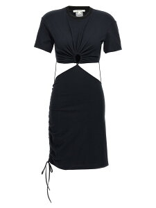 �l���V�h�W���J NENSI DOJAKA �����s�[�X �h���X ���f�B�[�X �u���b�N Dresses Cut-out t-shirt dress NDSS23DR110BLACK Black �֐� �������� 2023SS ju