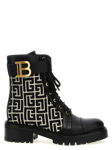�o���}�� BALMAIN �u�[�c ���f�B�[�X �}���`�J���[ Boots 'Charlie' ankle boots XN1TC502TJMLGFE Multicolor �֐� �������� 2022SS ju