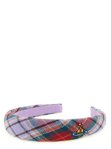 ���B���B�A���E�E�G�X�g�E�b�h VIVIENNE WESTWOOD �n�C�e�N�A�N�Z�T���[ �t�@�b�V�������� ���f�B�[�X �}���`�J���[ Hi-tech accessories 'RTW Tartan Slim' headband 81020022W01C6O102 Multicolor �֐� �������� 2026SS j