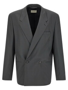 �����[�� LEMAIRE �W���P�b�g �����Y �O���[ Jackets 'DB Tailored' blazer JA1096LF414BK992 Gray �֐� �������� 2026SS ju