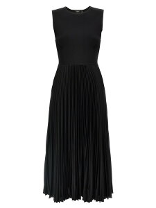 �Z�I���[ THEORY �����s�[�X �h���X ���f�B�[�X �u���b�N Dresses 'Crew SL' dress O1005602001 Black �֐� �������� 2025SS ju