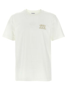 �o�[�o���[ BURBERRY T�V���c �����Y �z���C�g T-shirts 'SP25' T-shirt 8101901CHALK White �֐� �������� 2025SS ju