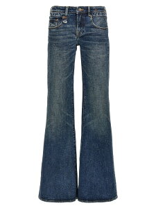 �A�[�� �T�[�e�B�[�� R13 �f�j�� ���f�B�[�X �u���[ Jeans 'Overflow Boy Flare' jeans R13WD142D275AMIREBLUESTRETCH Blue �֐� �������� 2026SS ju