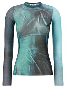 �W�����|�[���E�S���`�G JEAN PAUL GAULTIER T�V���c �g�b�v�X ���f�B�[�X �}���`�J���[ T-shirts and tops 'Water' top 2503WTO310M004P5557 Multicolor �֐� �������� 2025AW ju
