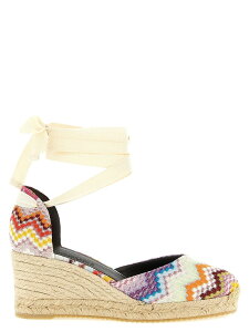 �~�b�\�[�j MISSONI �n�C�q�[�� �p���v�X ���f�B�[�X �}���`�J���[ High heels 'Eva' espadrilles MWB006029 Multicolor �֐� �������� 2026SS ju