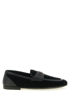 �h���`�F&�K�b�o�[�i DOLCE&GABBANA ���[�t�@�[ �����Y �u���b�N Loafers 'Ariosto' slipper A50741A00848B956 Black �֐� �������� 2026SS ju