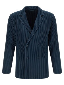 HOMME PLISSE' ISSEY MIYAKE �W���P�b�g �����Y �u���[ Jackets 'Tailored Pleats 1' blazer HP66JD15076 Blue �֐� �������� 2026SS ju
