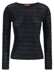 �}�b�N�X�}�[�� �X�e���f�B�I MAX MARA STUDIO �Z�[�^�[ �j�b�g�E�F�A ���f�B�[�X �u���[ Knitwear 'MstPedone' sweater 2616361061600008 Blue �֐� �������� 2026SS ju