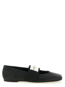�W�o���V�B GIVENCHY �t���b�g�V���[�Y �t���b�g�V���[�Y ���f�B�[�X �u���b�N Flat Shoes 'Sliced Square' ballet flats BE5010E2FX001 Black �֐� �������� 2026SS ju
