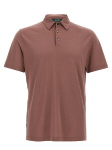 �U�m�[�l ZANONE �|���V���c �����Y �u���E�� Polo shirts 'ice cotton' polo shirt 815109ZG380Z5512 Brown �֐� �������� 2025SS ju